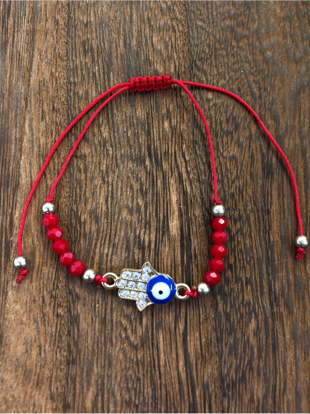 Evil Eye Hamsa Red String Bracelet